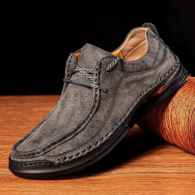STREET CRAFT - Microfiber Leather Casual Sneakers - Built for the Long Game