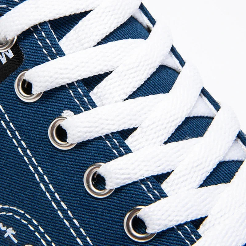 Men's Canvas Low-Top Sneakers - Breathable Casual Outdoor Tennis Shoes