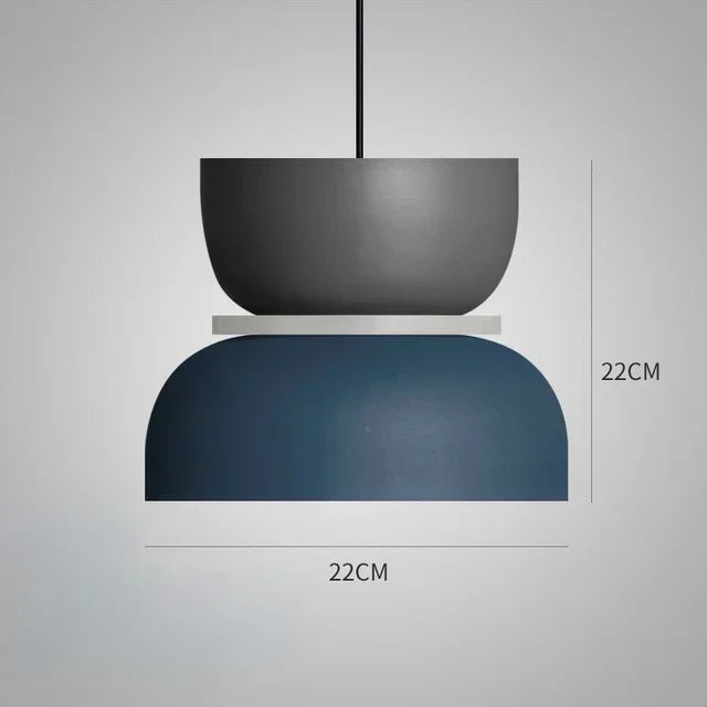 Macaron Pendant Lamp – Nordic, Multi-Color, S/M/L