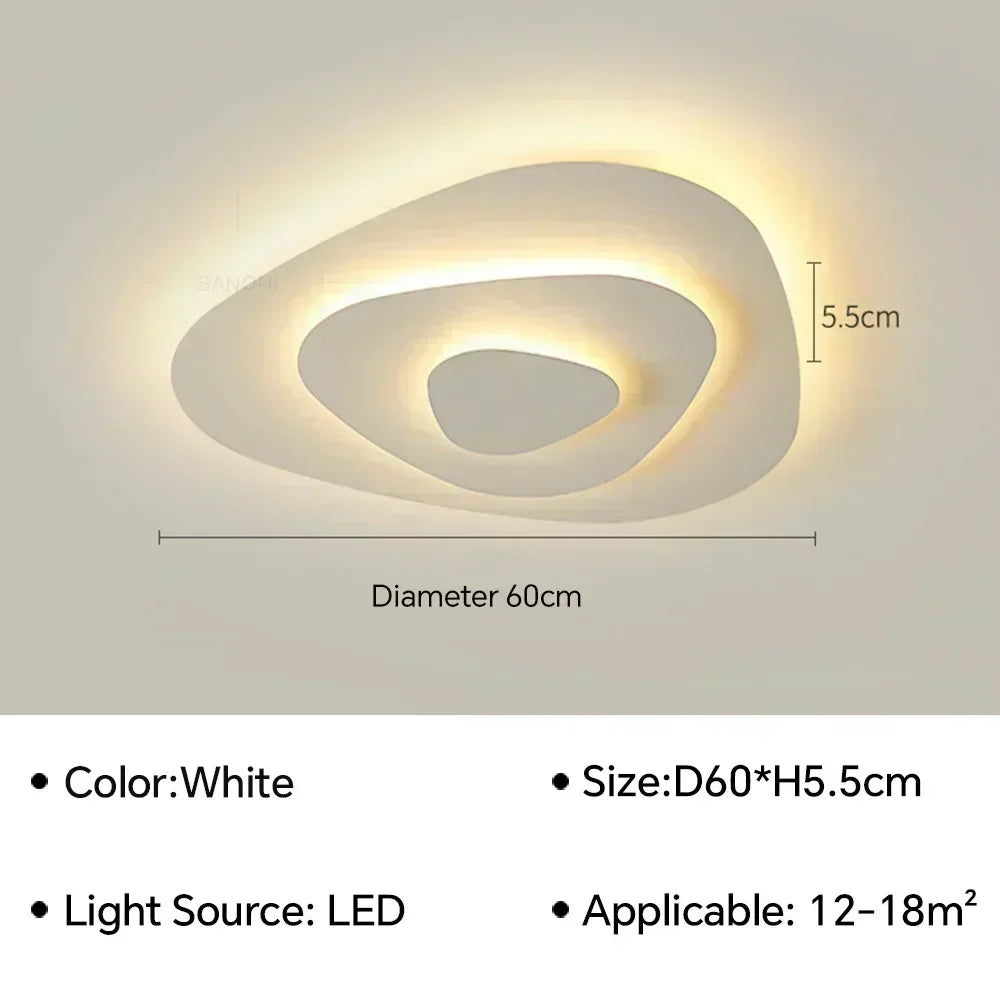 Nordic LED Ceiling Chandelier – 5 Styles, 4 Sizes, Dimmable