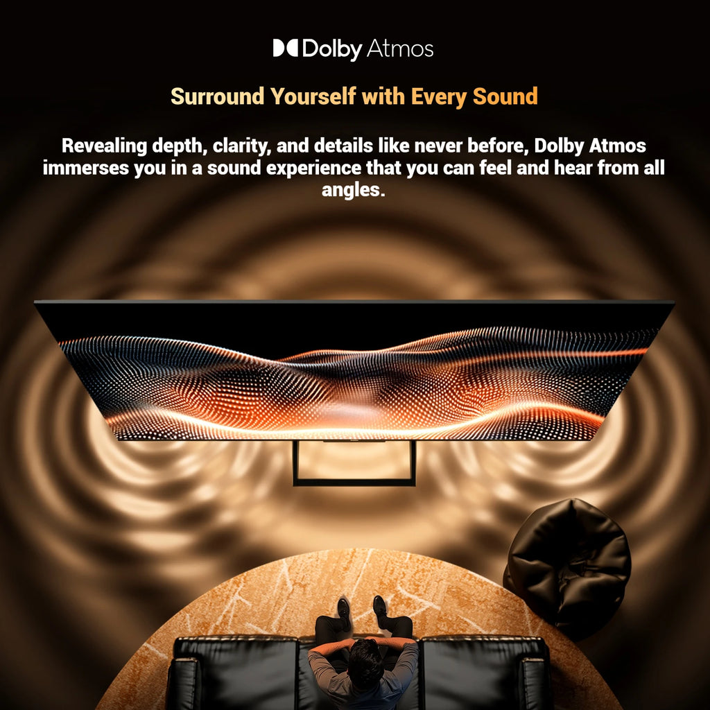METZ 43" QLED 4K Smart TV – Google TV Dolby Vision