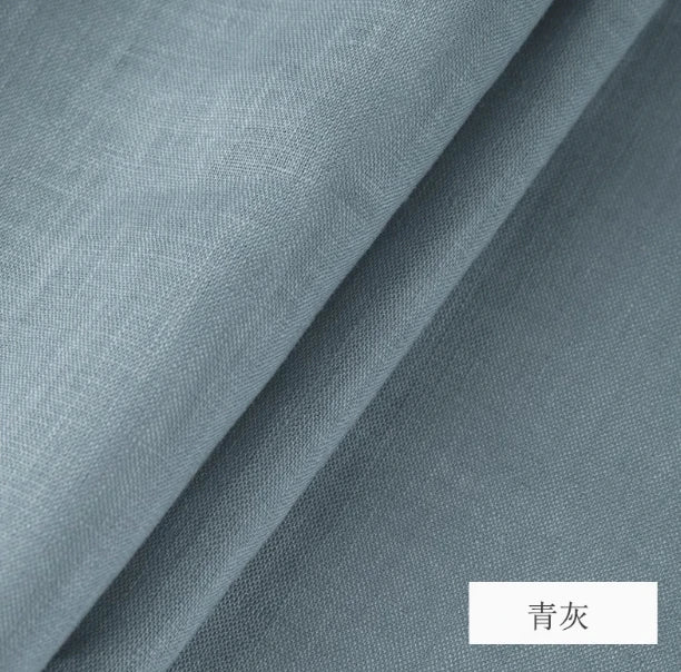 PURE LINEN FABRIC BY THE METER - 46 Colors, 140cm Wide - Soft Rooms