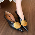 Pointed Toe Pumps – Low Heel Slip-On Platform