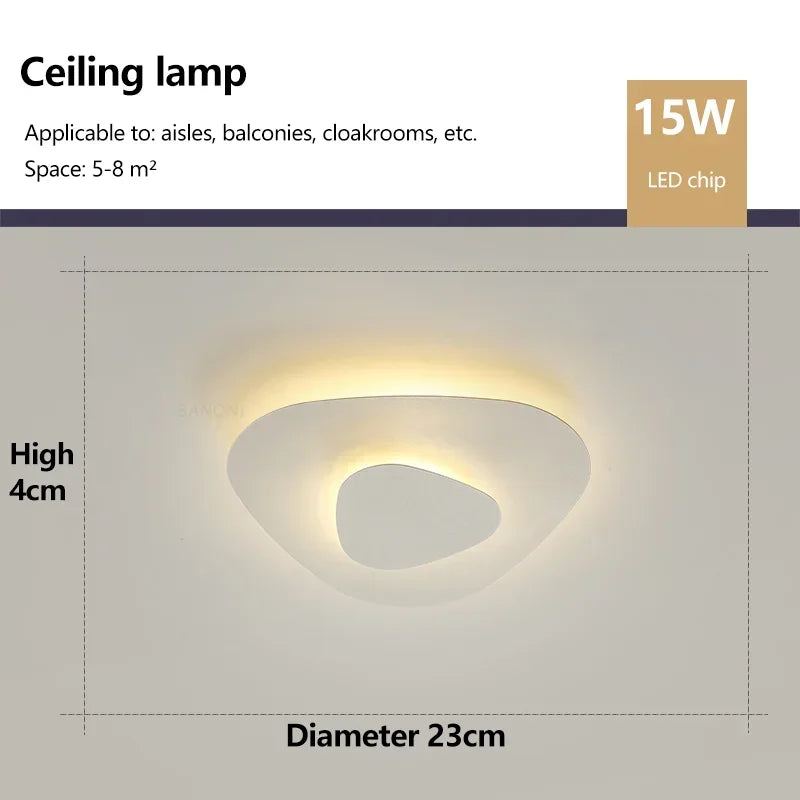 Nordic LED Ceiling Chandelier – 5 Styles, 4 Sizes, Dimmable Option