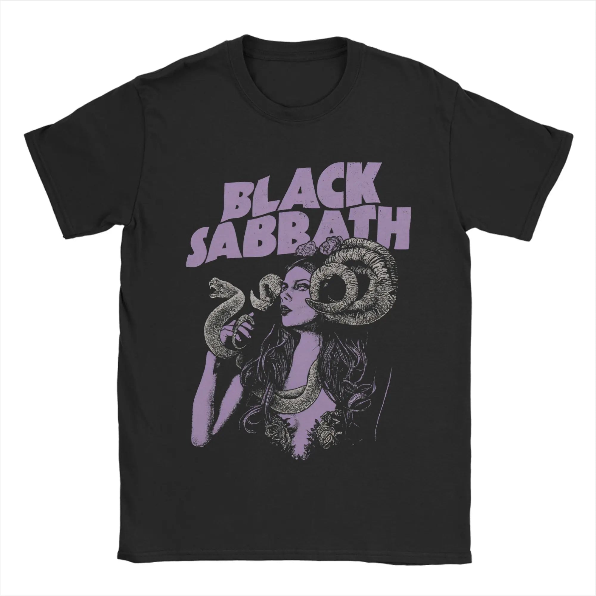 Black Sabbath Band Ozzy Osbourne Men's T-shirt Four Seasons New Style Unisex Casual T-shirt