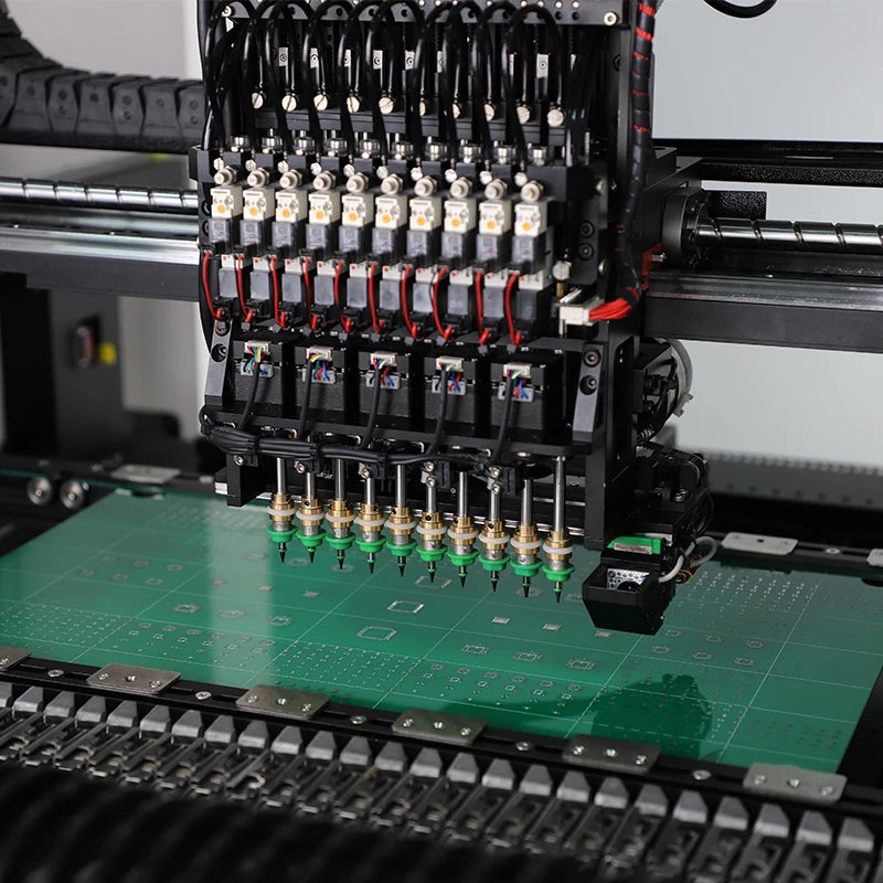 SMT1010 PICK & PLACE MACHINE - 10 Heads, 19000 pcs/h - Full Production Line