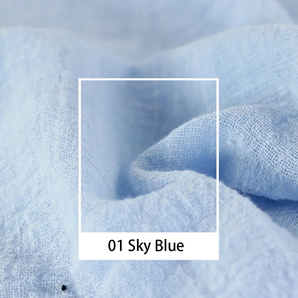 Soft Cotton Cambric Fabric – 130cm Wide, 16 Colors