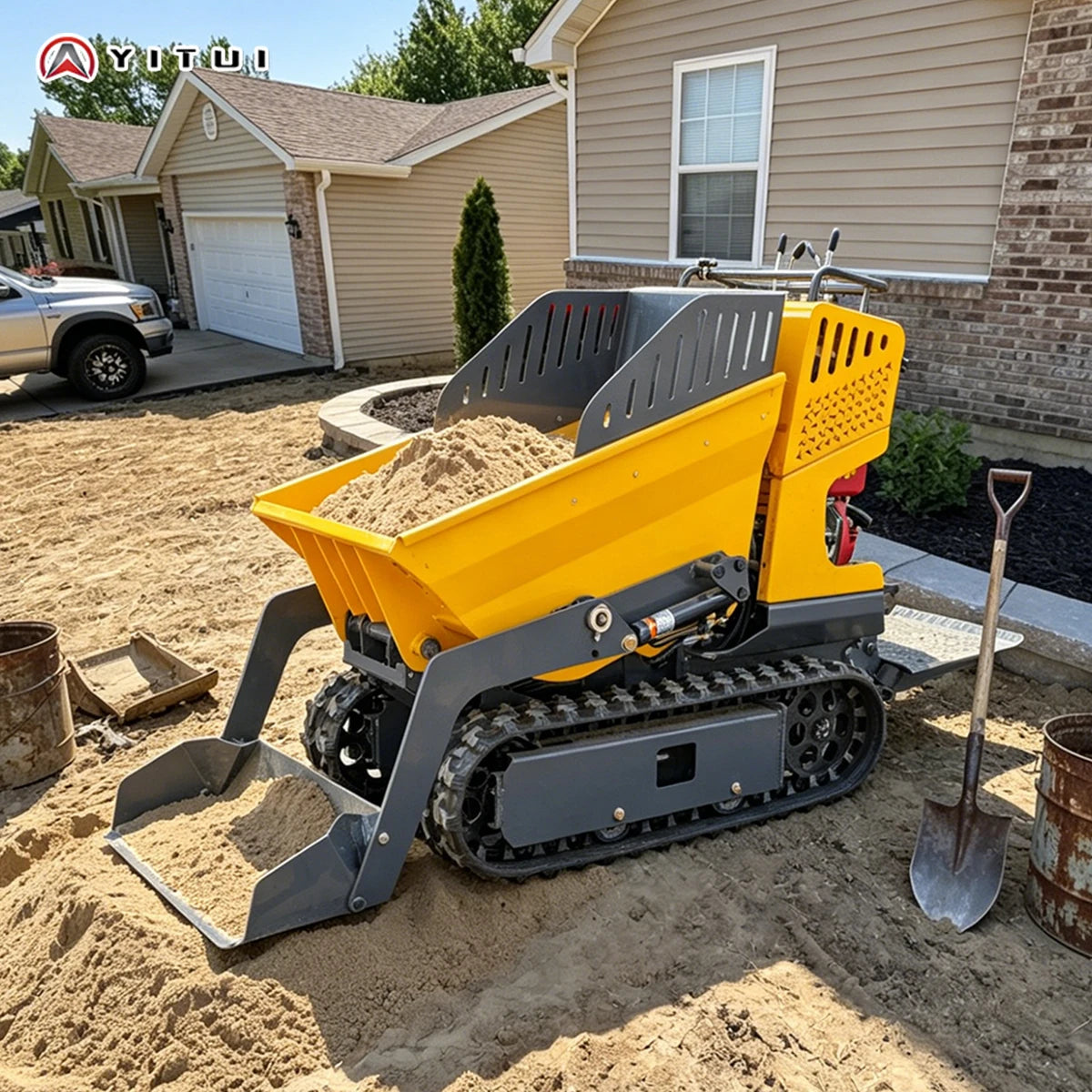 MINI TRACKED DUMPER - Self-Propelled, 500 kg Listed - Narrow-Site Hauling