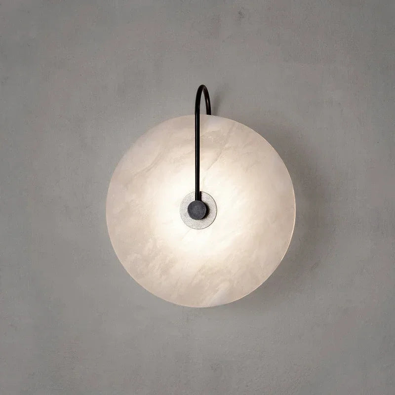 Nordic Marble Moon Wall Sconce