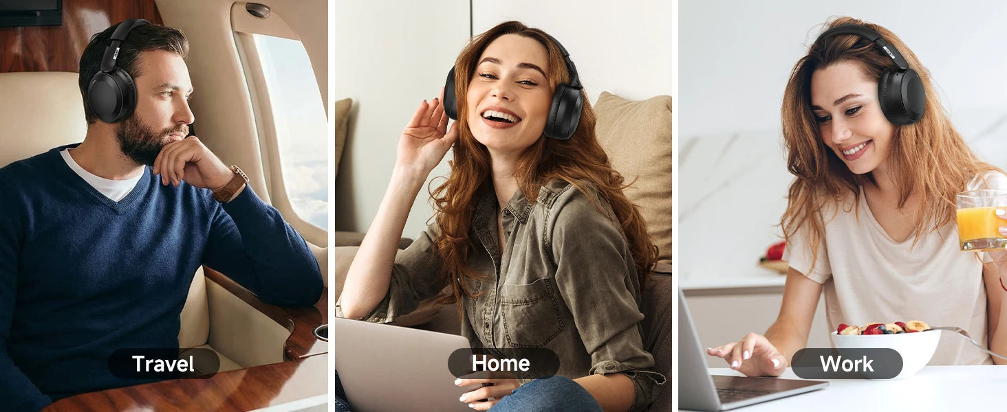Acer OHR205 Wireless Headphones - Foldable Over-Ear, Multipoint