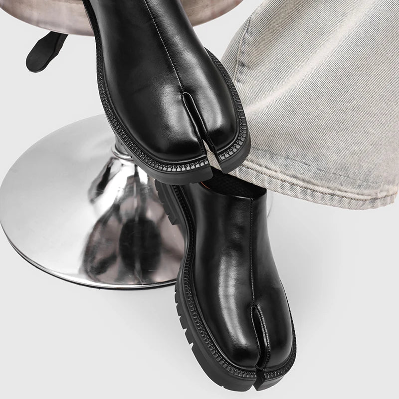 TABI SPLIT - Leather Split Toe Slip-On Shoes - The Shoe That Turns Heads