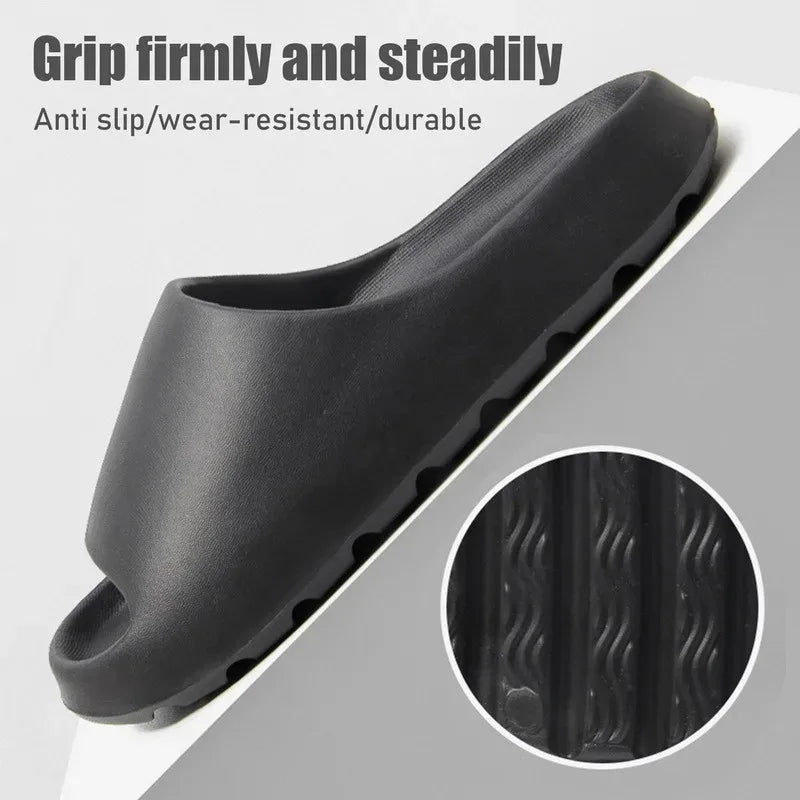 Coconut Slippers Cloud Thick-soled Sandals Summer Fashion Soft Bottom Beach Men's Slippers Women's Sandals EVA Slides