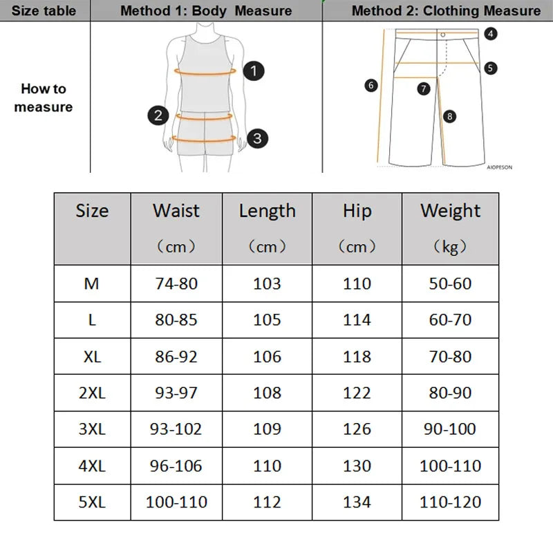 Men's Tactical Cargo Pants - Large Pockets Elastic Waist - Pure Cotton Outdoor