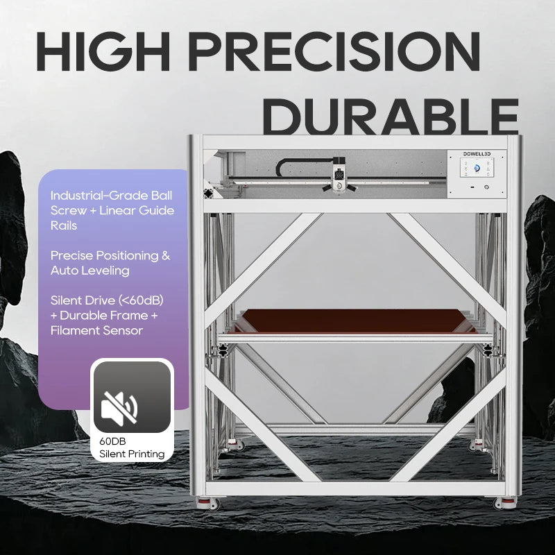 DOWELL DM1020-10PLUS LARGE FORMAT 3D PRINTER - 1000×2000mm - 500mm/s Industrial