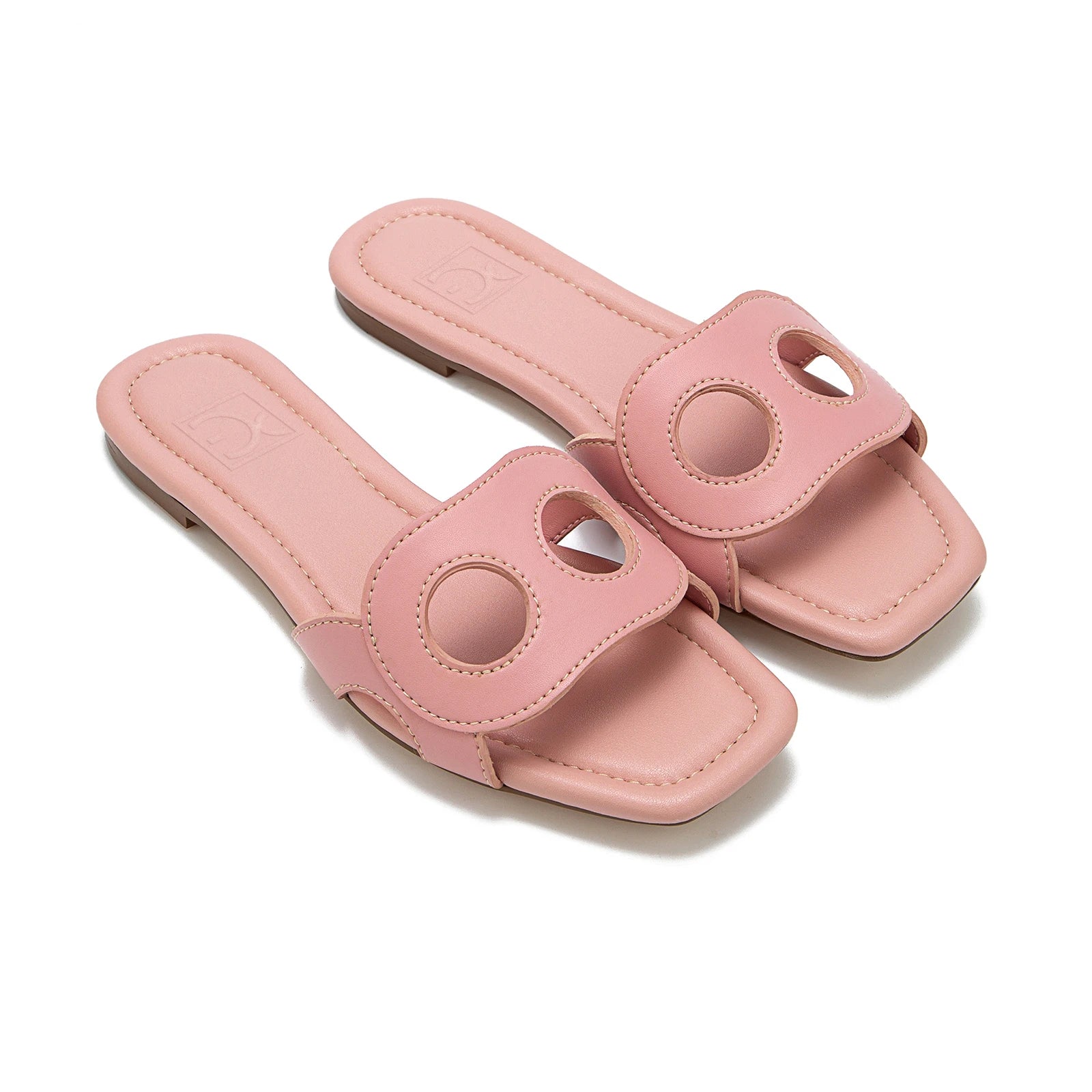 PG PATSY GARIS Niche Brand Women's Slippers Fashion Design Multifunctional Outdoor Style Women's Flat Slippers Solid Color