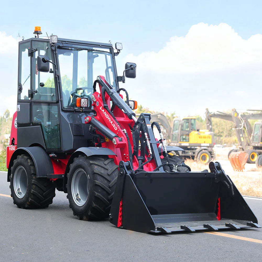 Compact Wheel Loader - Kubota Engine Options - Farm Work