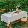 Tablecloth Simplicity Wash Cotton Christmas Table Cover Restaurant Kitchen Party Wedding Decor Photographing Background Cloth