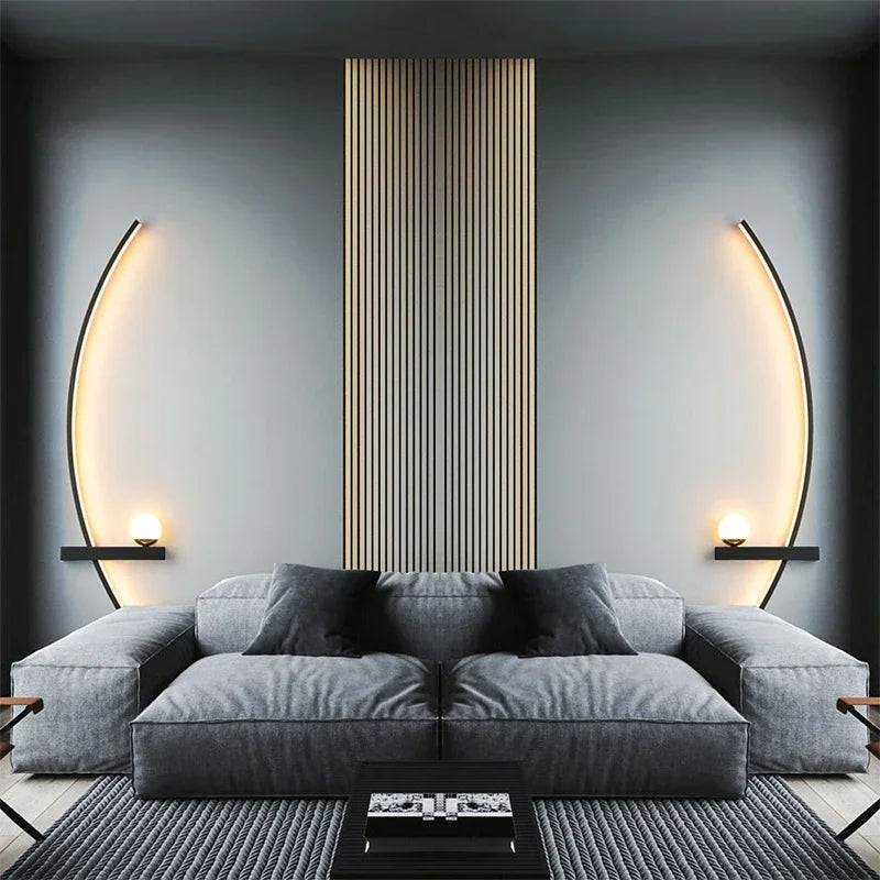 LED C-Line Wall Sconce – 55/105cm Dimmable