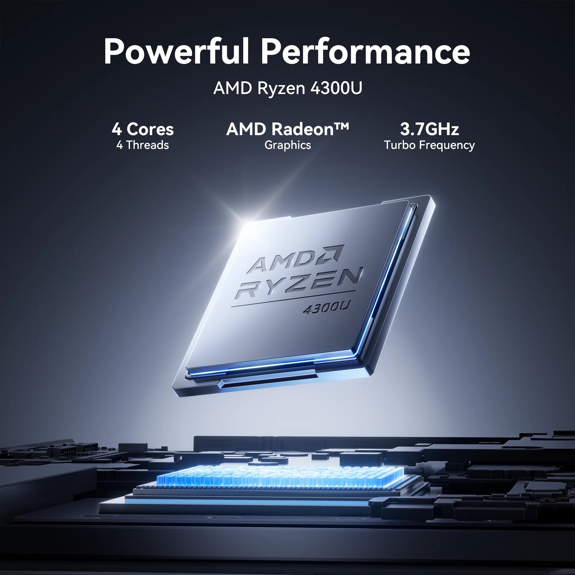 ACEMAGIC 18.5" Laptop Computer Windows 11 PRO 7000 mAh Battery AMD Ryzen 3 4300U Processor 16GB DDR4 RAM 512GB SSD Wifi5