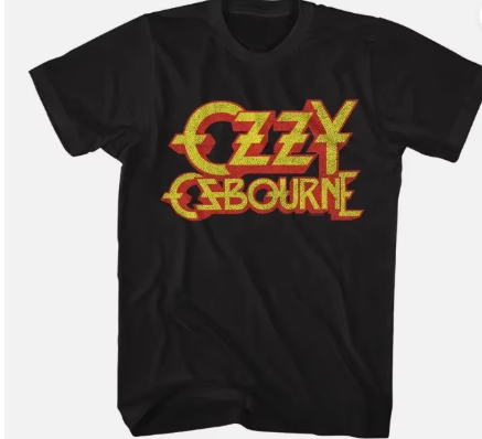 Ozzy Logo Glitter Block Tee