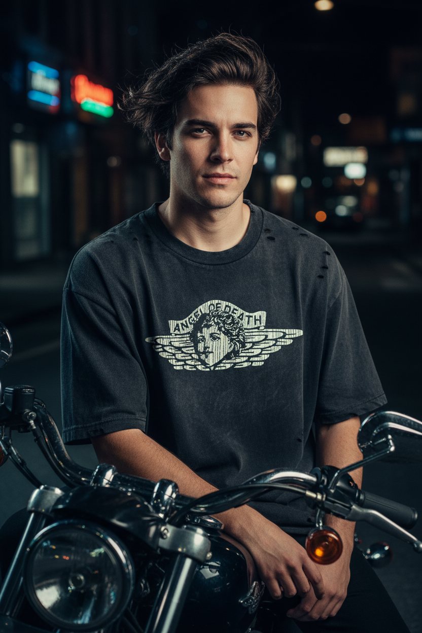 Angel of Death Tee – Harley Front
