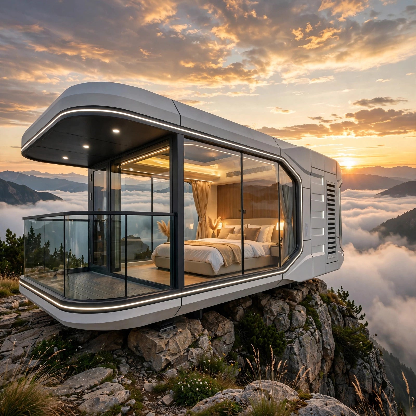 YG Customized Modern Summer House - Luxury Camping Intelligent