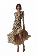 Leopard Dress - White Background 2