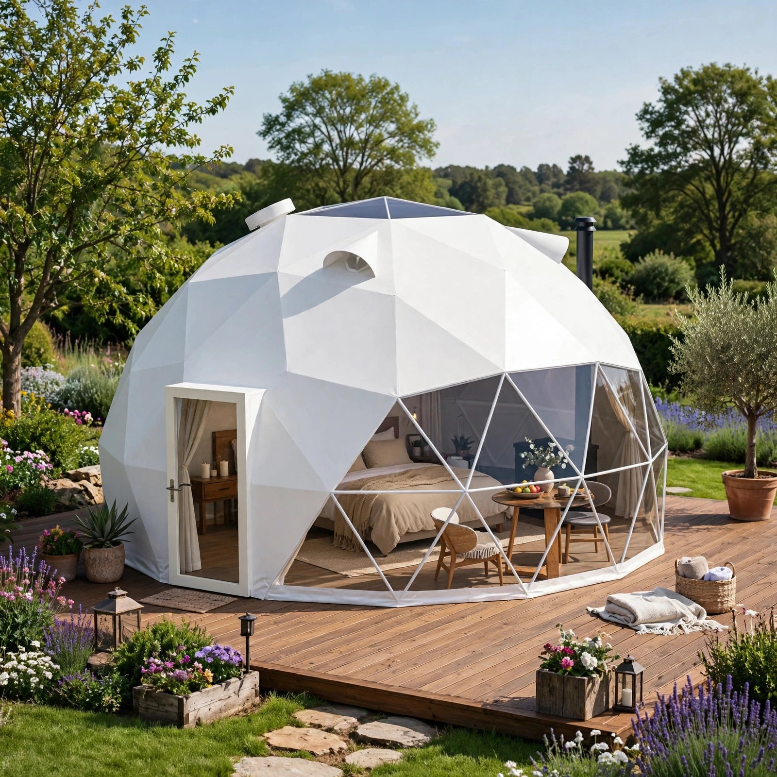 Luxury Glamping Dome Tent - Geodesic Round House