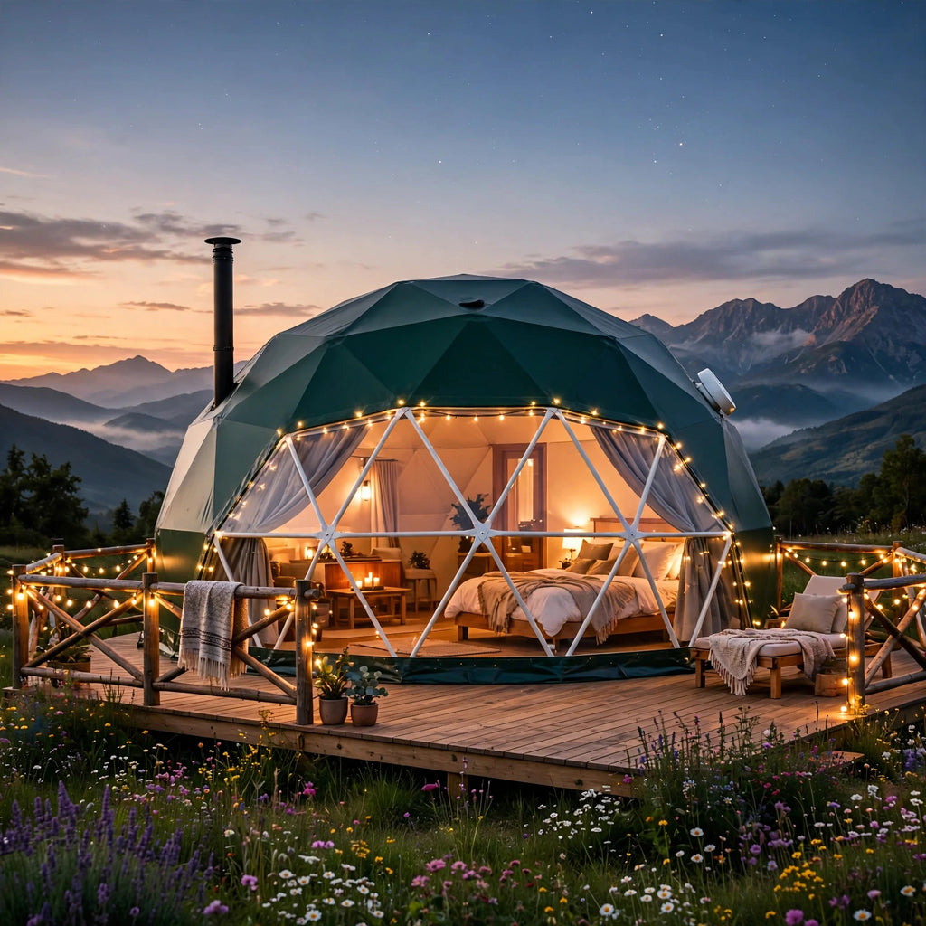 Emerald Dome Resort - Luxury Geodesic Dome with Glass