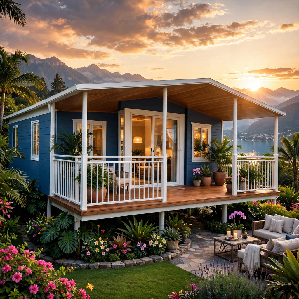 Portable Prefab Two-Story Container House - 20-40ft Hotel Villa