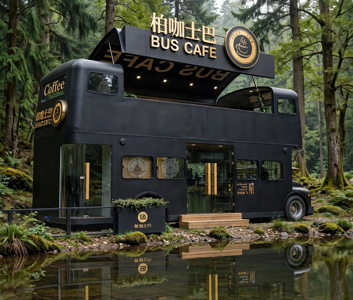 Mobile Food Trailer – Commercial Food Truck Portable Kiosk