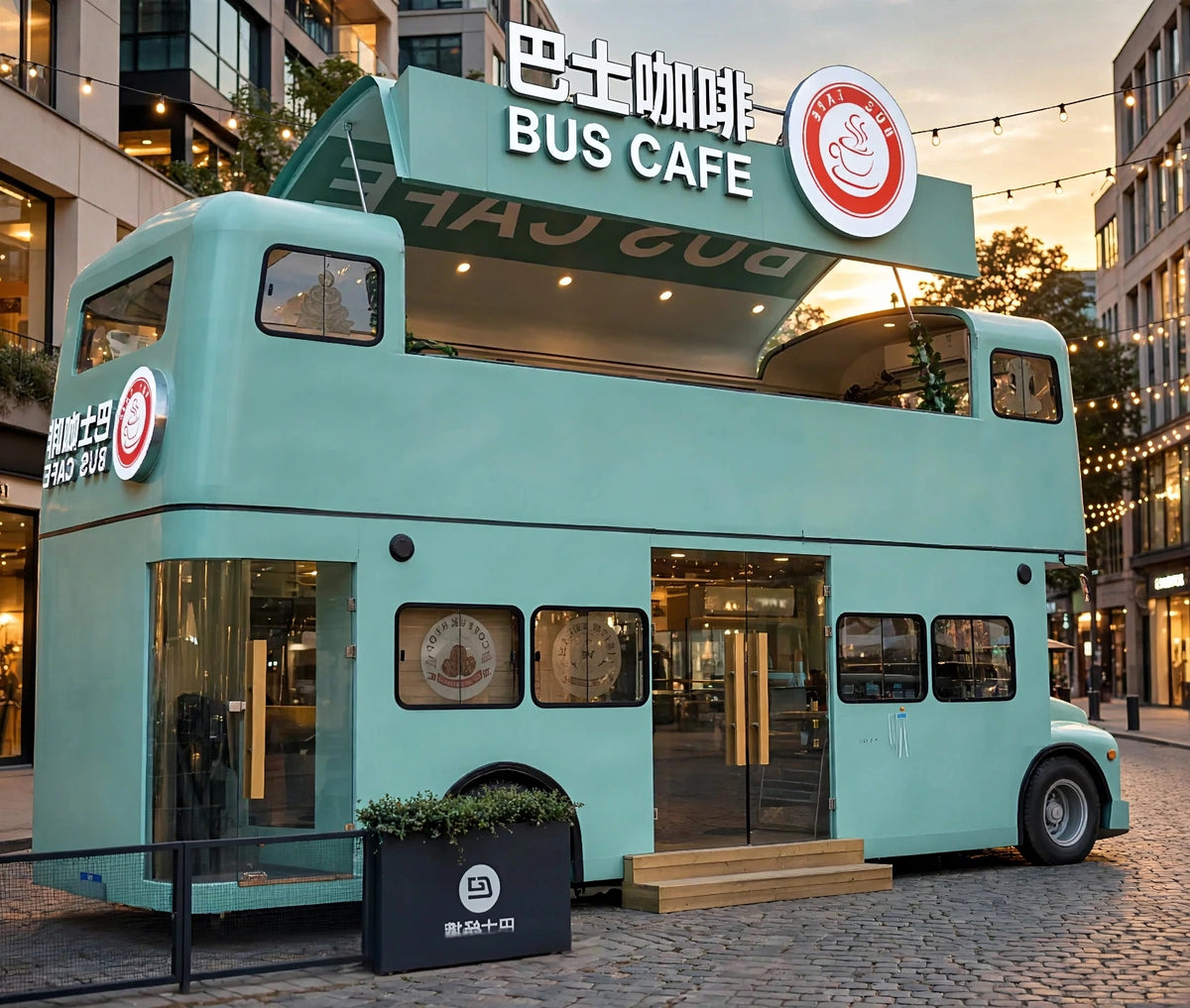 Mobile Food Trailer – Commercial Food Truck Portable Kiosk
