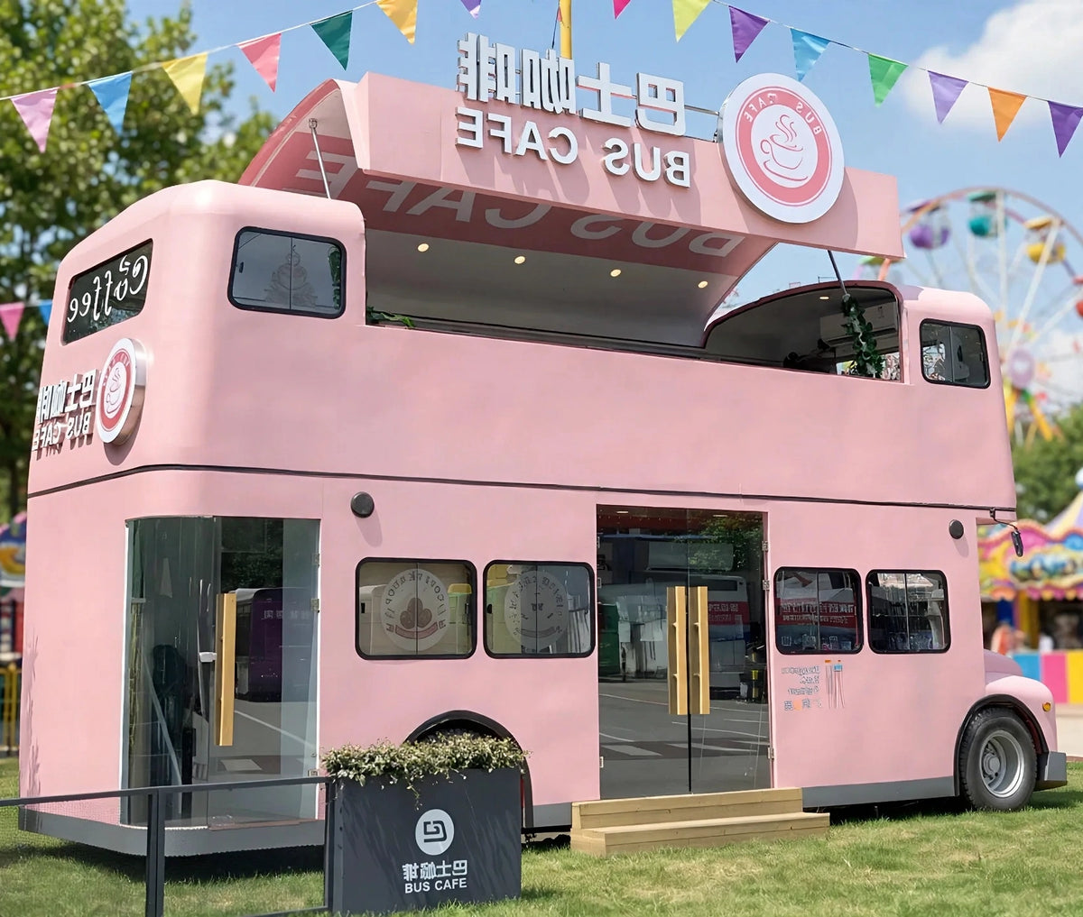 Mobile Food Trailer – Commercial Food Truck Portable Kiosk