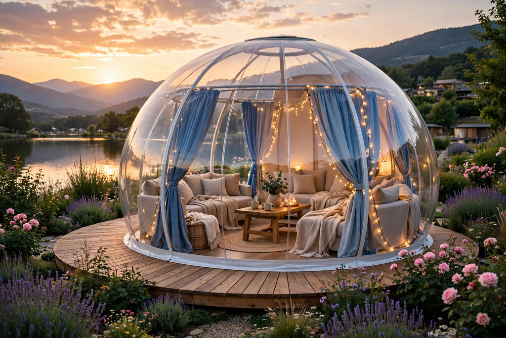 Luxury Bubble Dome House - Transparent Polycarbonate Star Hotel