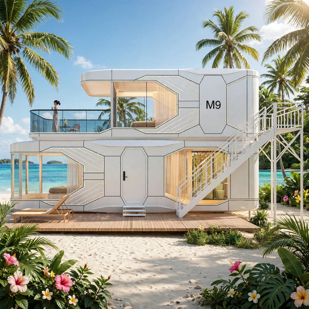 M9 2 Stories Capsule House - Space Capsule Luxury Prefab Modern Home