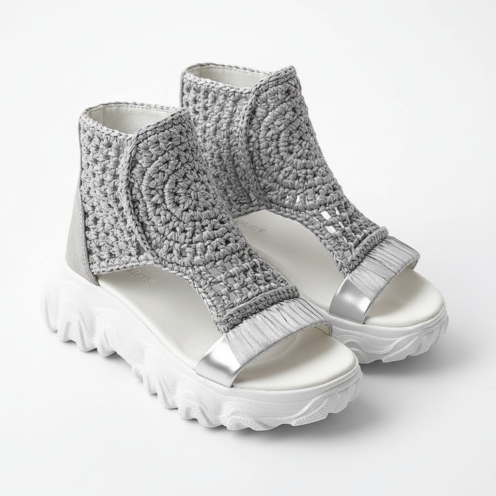 Woven Knit Sandals – bez stóp